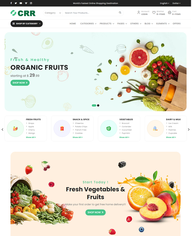 Food & Grocery Ecommerce Marketplace Development India