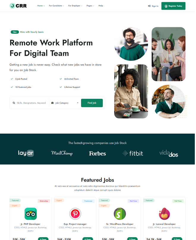 Job Portal Development Company , Job listing website development, Job website development
